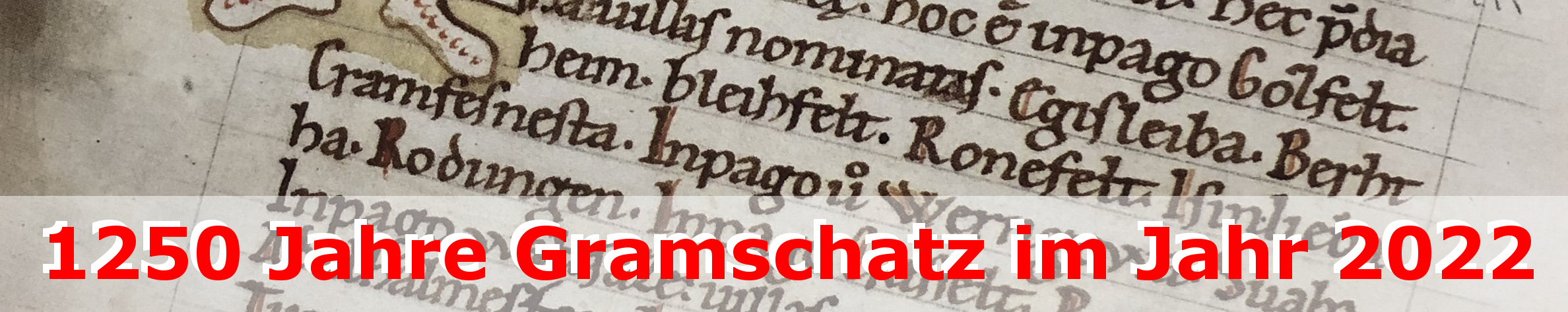 1250 Jahre Gramschatz im Jahr 2022